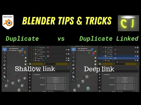 Blender Tips & Tricks - Duplicate vs Duplicate Linked