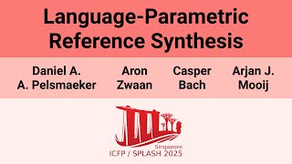 [OOPSLA'25] Language-Parametric Reference Synthesis