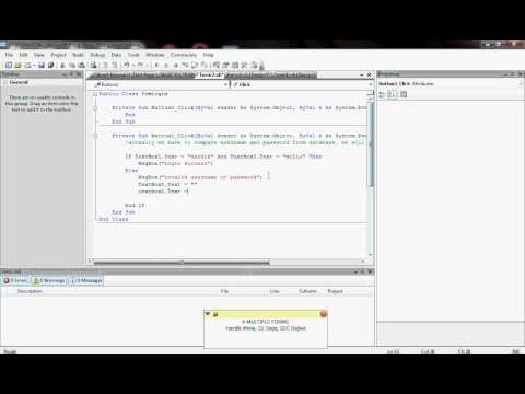 VB .Net - Windows Applications - Forms