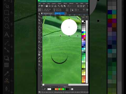 how to create water drops in corel draw - Pani ki boond kaise banaye - #coreldraw #shorts #phalanas
