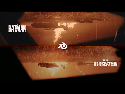 I Recreated this Scene from The Batman inside Blender