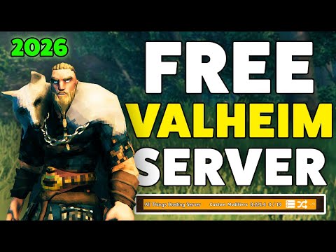 How to Host a FREE Valheim Dedicated Server (2026) | Step-by-Step Steam + Crossplay