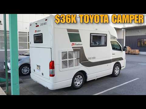Small Toyota Van, Big Motorhome Inside