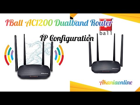 IBall AC1200 Dualband Router ip Configuration Setup