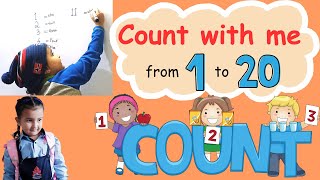 Learn 1 To 20 Counting | Home Schooling | Counting numbers. #shifa #onlineclass #howtoteachonline