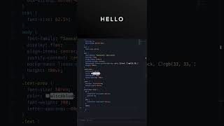 🔥 Simple CSS Text Animation in 60 Seconds! | CSS3 Animation Tutorial #shorts #css3 #cssanimations