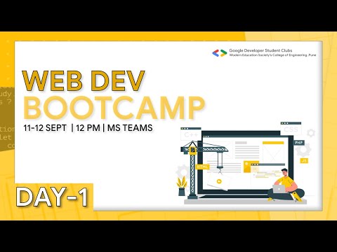 WEB DEVELOPMENT BOOTCAMP | GDSC MESCOE