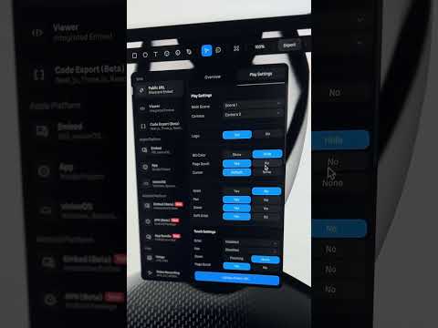 Interactive 3D website