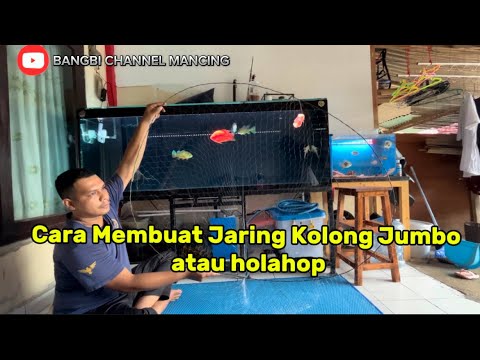 Cara membuat jaring hula hula atau Jaring lingkar d jamin paten dari pda beli d toko online (hemat) 