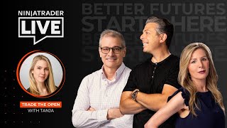 NinjaTrader Live | Futures Trading + Market Analysis w/ Pax, Yra Harris & Tanja Trades (10/6/25)