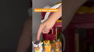 Learn farm animals for Toddlers with Ms. Alyssa! #toddlerlearning #learntotalk #babylearning