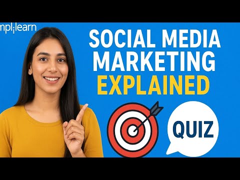 Social Media Marketing Explained | Basics with Examples + Quiz 🎯 | Simplilearn