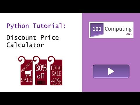 Python Tutorial: Discount Price Calculator