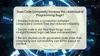 Does Code Complexity Increase the Likelihood of Programming Bugs? | Learn To Troubleshoot News