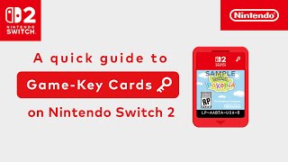 Using Game-Key Cards on Nintendo Switch 2