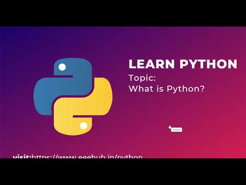 What is Python? | Python for Beginners | EEEHUB