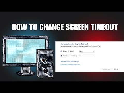 How to Change Screen Timeout in Window 11 #dextop #windows11