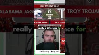 SOUTH ALABAMA vs TROY Predictions  #collegefootball #cfbprediction