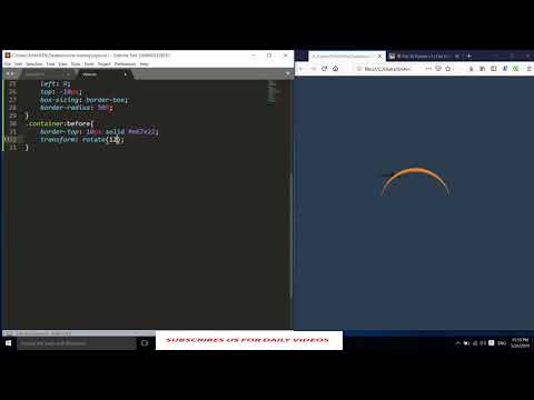 Amazing Loading Page Animation Using Only HTML & CSS