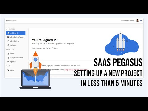 Pegasus: Setting up a new project in less than 5 minutes