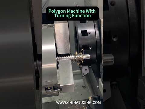 This is also a polygon machine with turning function. #cncmachine #machinetools #automatic #factory
