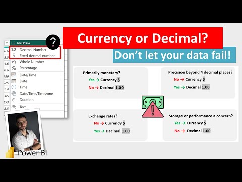 Currency vs Decimal: Avoid Financial Data Mistakes in Power BI!