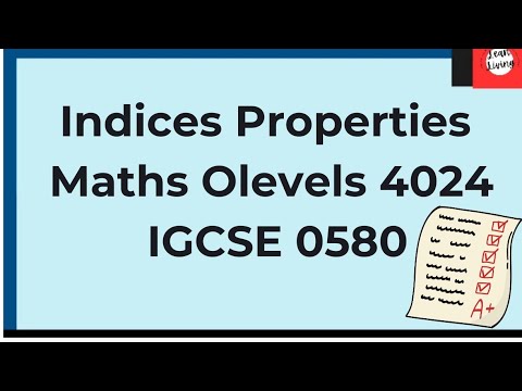 Indices Ex4B Question 10 Math Olevels 4024 IGCSE|How to solve #indices #properties#maths#2025#caie