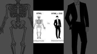 HTML vs CSS 🤓#code #explore #edit #fyp #viralvideo #shorts #ai #coding #ytshorts