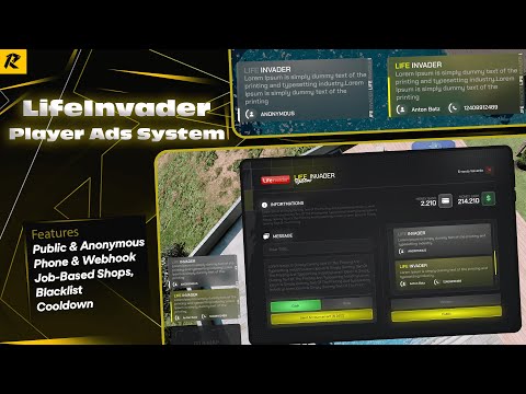 FiveM LifeInvader | In-Game Advertising System | Public & Anonymous Posts