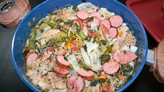 Old-School Collard Greens and Cabbage Stew | Easy & Flavor-Packed