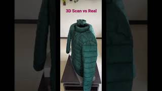 3D Scan vs Real Jacket Made With Apple Object Capture