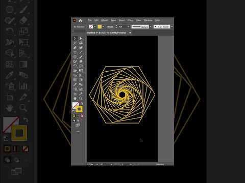 Polygon Logo design #shorts #ytshorts #graphicdesigning #illustrator