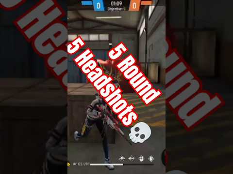 5 Round .5 Headshots💀 #ytboostrequest #freefire #brrankpus #viraal #subscribechannel