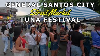 The Street Market and Tuna Festival in General Santos City, Philippines! 4K