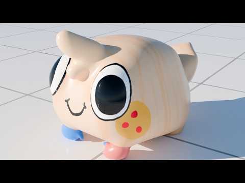 Dandys World Transform into Cute animation FatSoft