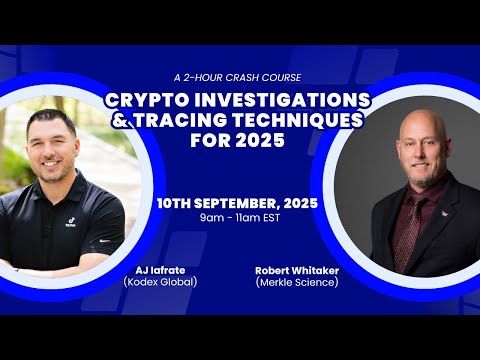 Illicit Finance & Crypto Crime Investigations | Virtual Training with Merkle Science & Kodex Global