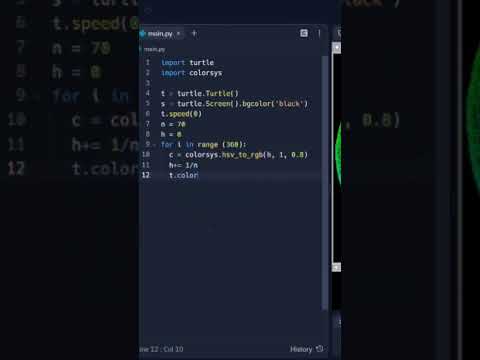 #56 Graphic Design in python #100daysofcode with #python #100 #shots