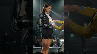 Real or AI? Tech Expo Stage Demo: Showcasing Advanced Androids #robotics  #android #shorts