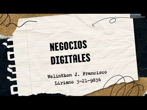 Negocios Digitales Parte 1