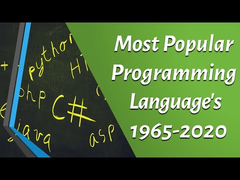 Most Popular Programming Languages 1965 - 2020