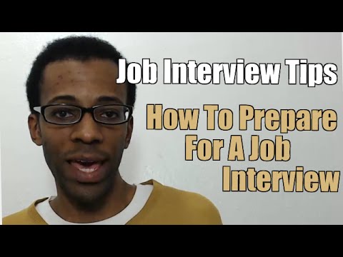 Interview Tips - How To Prepare for a Job interview