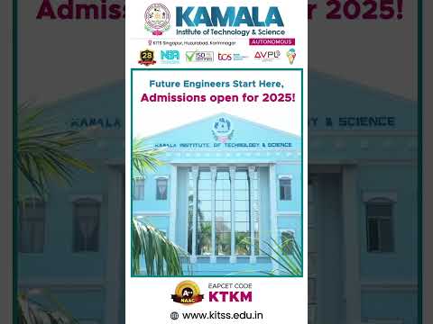 Admissions Open 2025 | B.Tech at Kamala Institute of Technology and Science Apply Now.