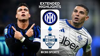 Inter vs. Como: Extended Highlights | Serie A | CBS Sports Golazo