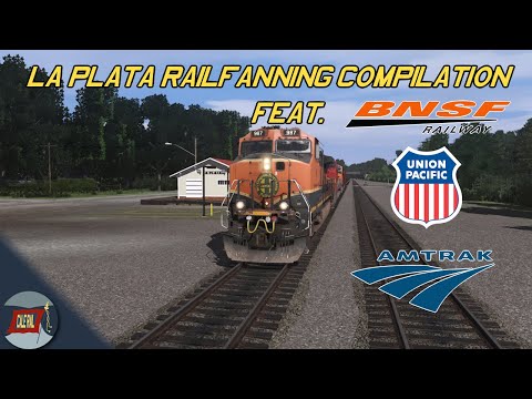 Trainz 2022: La Plata, MO Railfanning Compilation
