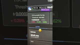 solo mining fail