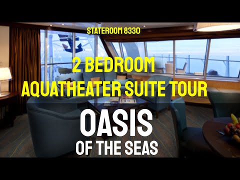 Royal Caribbean - Oasis of the Seas - AquaTheater Suite Tour - Room 8330