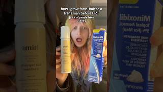 how i grow facial hair! :3 #antizoo #transgender #lgbt #ftm #therian #scene #trans