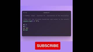 Guess the Output in JavaScript Problem-37 | JavaScript  Questions  #javascript  #reactjs