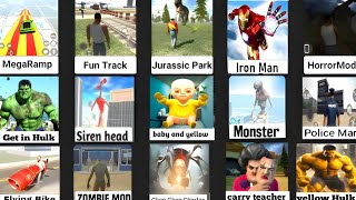 NEW UPDATE BABY AND YELLOW 😱 MODE INDIAN BIKES DRIVING 3d Game Cartoon || Franklin New mode