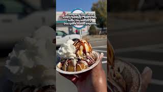 Serving the company I once studied… #foryou #fyp #funnelcake #food #foodie #fun